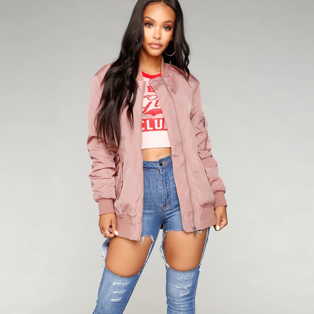 Pink Bomber Jacket